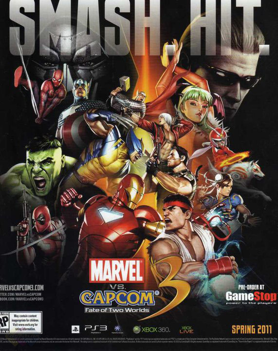 「Marvel vs. Capcom 3」「Marvel Vs Capcom 3: Fate of Two Worlds」 マーブル カプコン MvC3