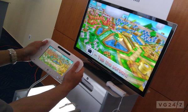 Wii Uで遊んでいる動画  