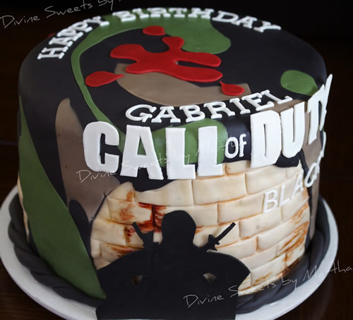 「Call of Duty: Black Ops」 ケーキ
