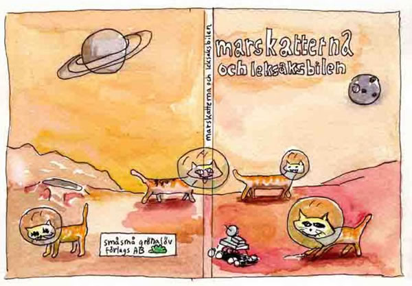 「The Cats of Mars Meet the Toy Car」