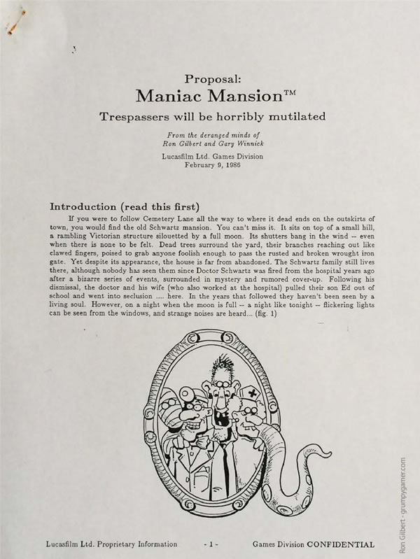 「Maniac Mansion」