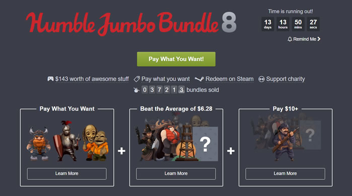 「Humble Jumbo Bundle 8」
