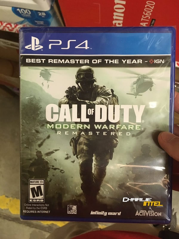 「Call of Duty: Modern Warfare Remastered」