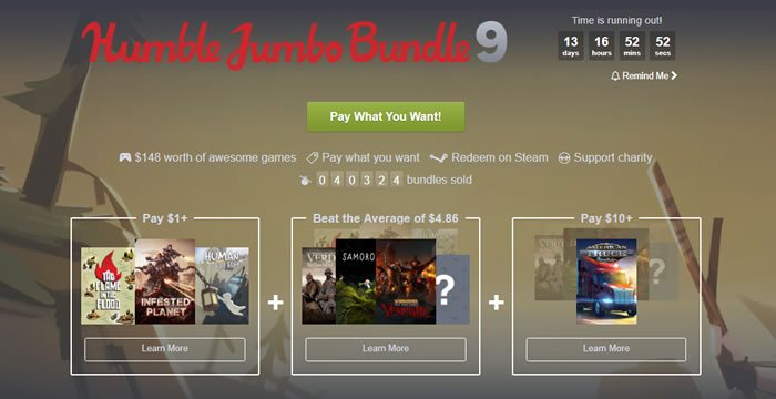 「Humble Jumbo Bundle 9」