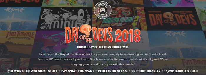 「Humble Day of the Devs Bundle 2018」