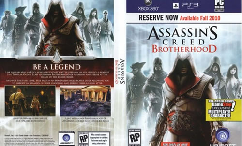 「Assassin's Creed: Brotherhood」 アサシン クリード