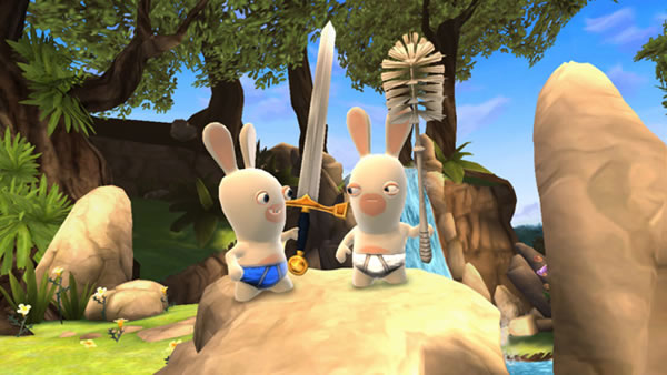 「Raving Rabbids Travel in Time」 ラビッツ