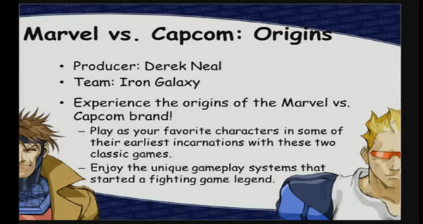 「Marvel vs Capcom: Origins」