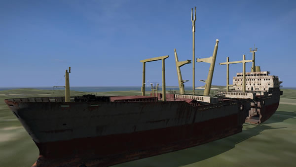座礁した巨大なタンカーを写したスタンドアロン版 Dayz の新スクリーンショットが公開 Doope