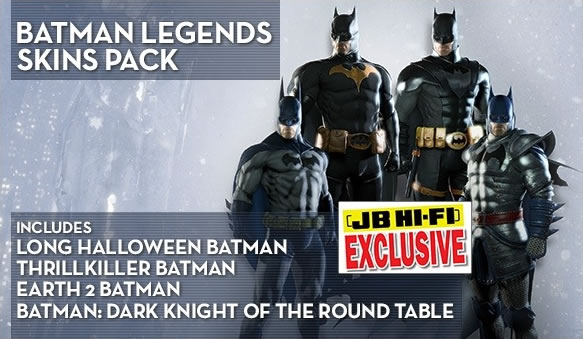 豪小売に4種の新スキンを含む Batman Arkham Origins の Legends Skins パックが登場 参戦キャラクターに関する情報も Doope