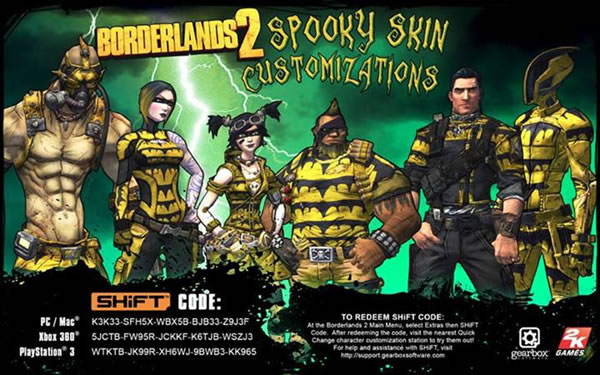 Kriegさん用のスキンを追加した Borderlands 2 のハロウィン用 Spooky Skin が再配布 Doope 国内外のゲーム情報サイト