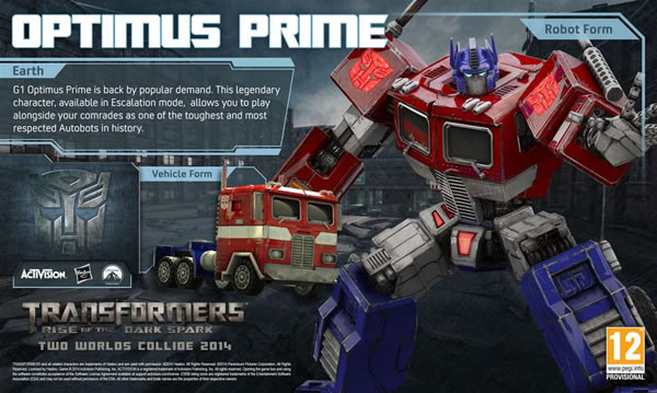 「Transformers: Rise of the Dark Spark」