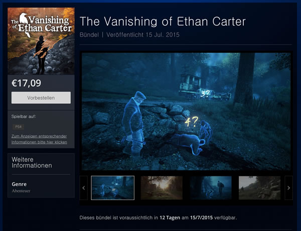 「The Vanishing of Ethan Carter」