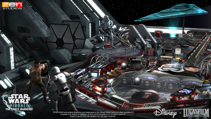 「Star Wars Pinball: The Force Awakens」