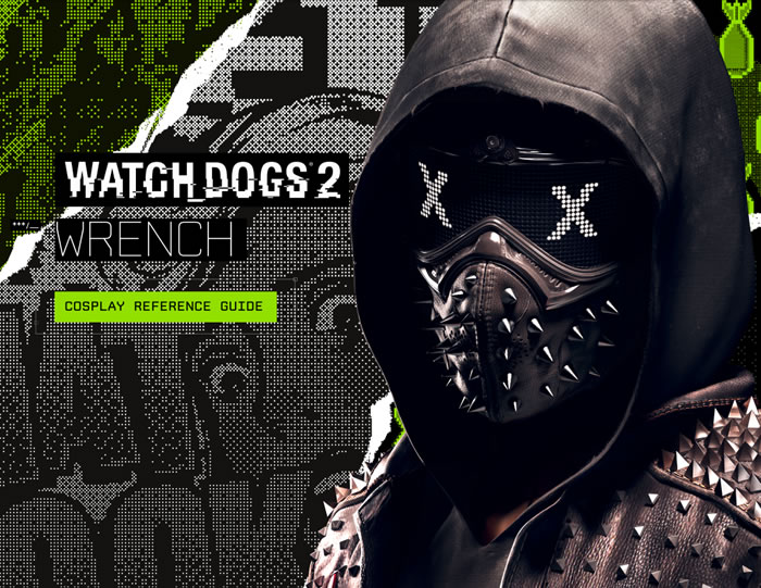 顔文字で感情を表す Wrench の衣装とスタイルを紹介する Watch Dogs 2 の新たなコスプレガイドが公開 Doope