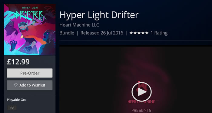 「Hyper Light Drifter」