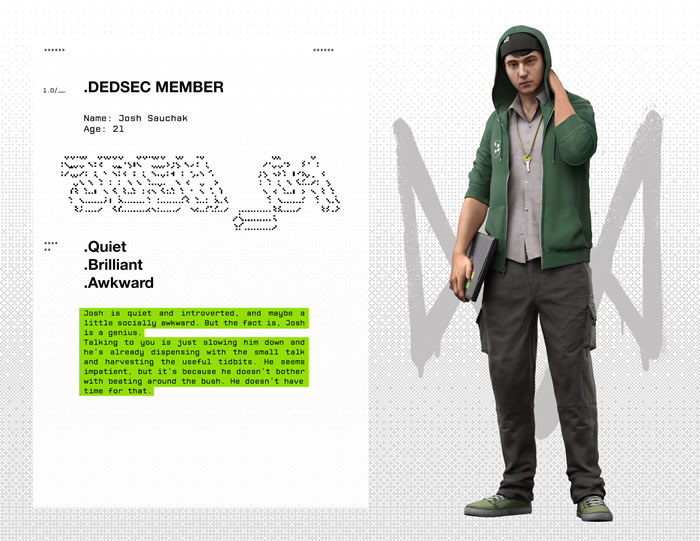 Watch Dogs 2 に登場するtボーンとjoshのコスプレ用リファレンスガイドが公開 Doope 国内外のゲーム情報サイト