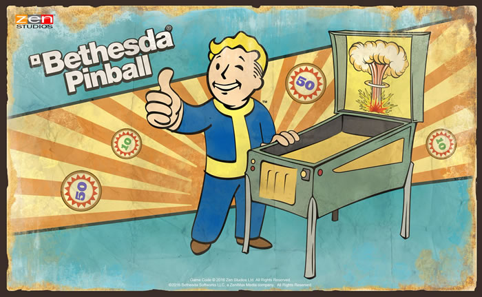 「Fallout 4」「Bethesda Pinball」