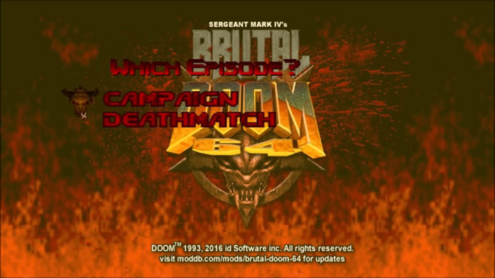 「Brutal Doom 64」