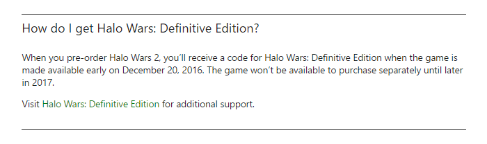 「Halo Wars: Definitive Edition」