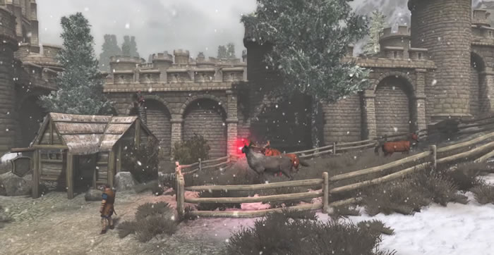 雪に包まれたシロディールを映した Skyblivion のホリデー映像が公開 対umbra戦のゲームプレイも Doope