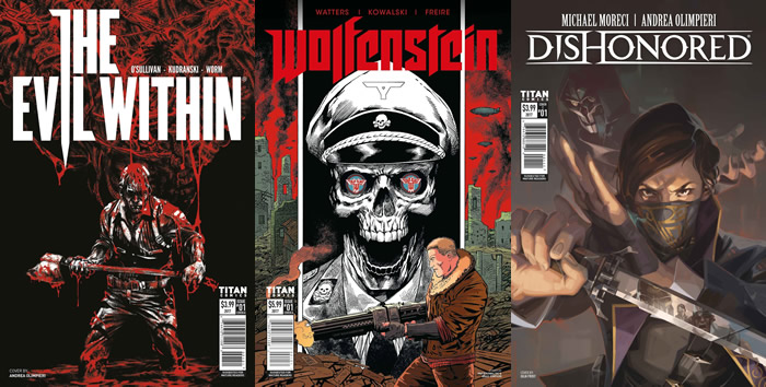 「The Evil Within」「Wolfenstein」「Dishonored」