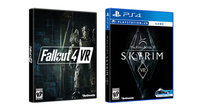 「Skyrim VR」「Fallout 4 VR」「DOOM VFR」