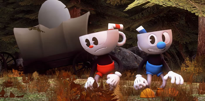 休憩動画 Cupheadとmugmanの冒険を3dアニメーションで振り返る Cuphead ラップ Doope 国内外のゲーム情報サイト