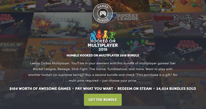 「Humble Hooked on Multiplayer 2018 Bundle」
