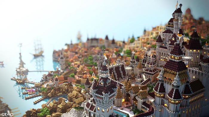 The Witcher の大都市ノヴィグラドを作り上げる Minecraft のタイムラプス映像が凄い Doope 国内外のゲーム情報サイト