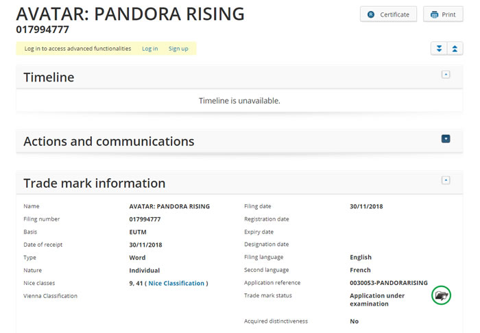 「Avatar: Pandora Rising」