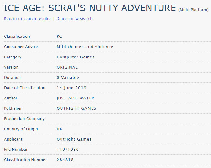 「Ice Age: Scrat's Nutty Adventure」