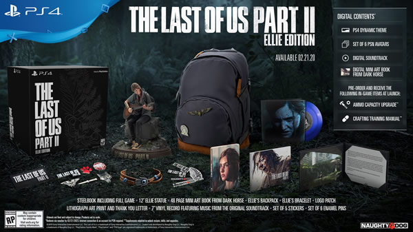 多彩な特典を用意した「The Last of Us Part II」のエディション5種が