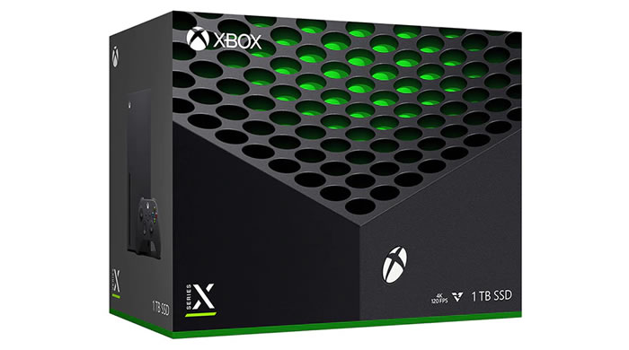 11月10日の発売が決定した「Xbox Series X」の小売パッケージイメージ 