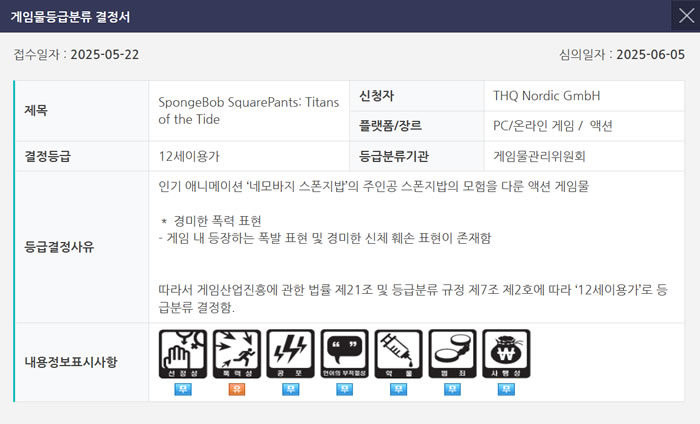 「SpongeBob SquarePants: Titans of the Tide」