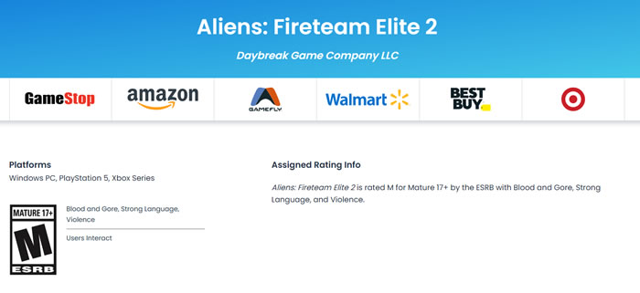 「Aliens: Fireteam Elite」